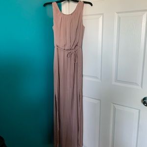 Forever 21 Pale Pink/ Nude Maxi dress